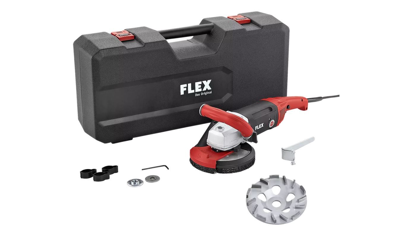 Šlifuoklis betonui Flex LD 18-7 150 R, TH-Jet; 1750 W + priedai