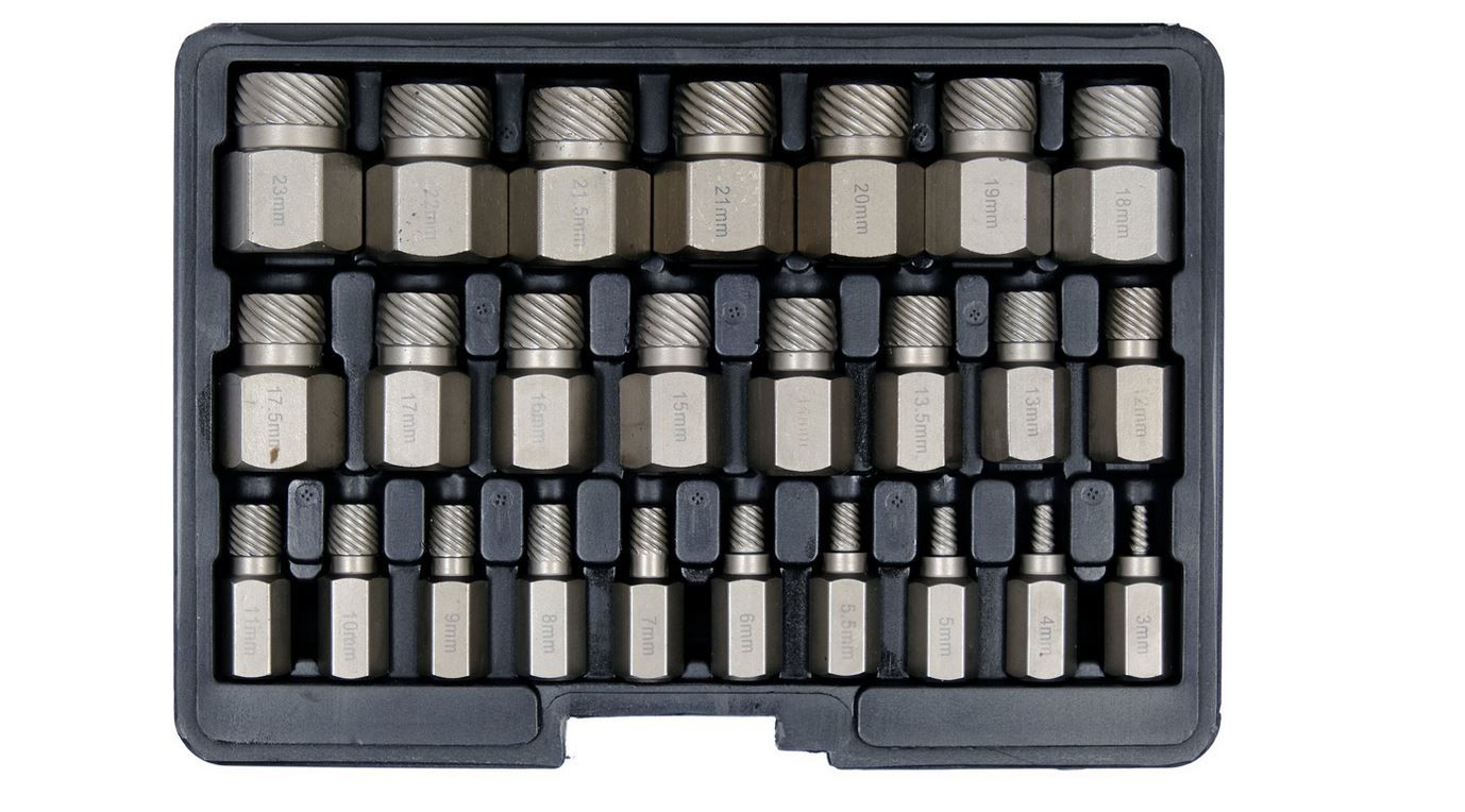 Varžtų trauktuvai Yato YT-06034; 3-23 mm; 25 vnt.