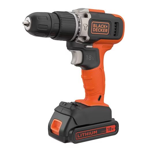 Smūginis gręžtuvas Black & Decker BCD003C1-QW; 18 V; 1x1,5 Ah akum.+ pakrovėjas