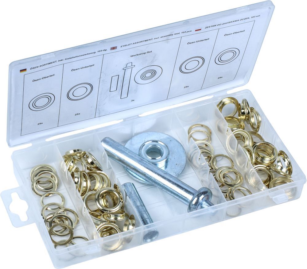 Kniedės Condor Werkzeug C9015; 103 vnt.