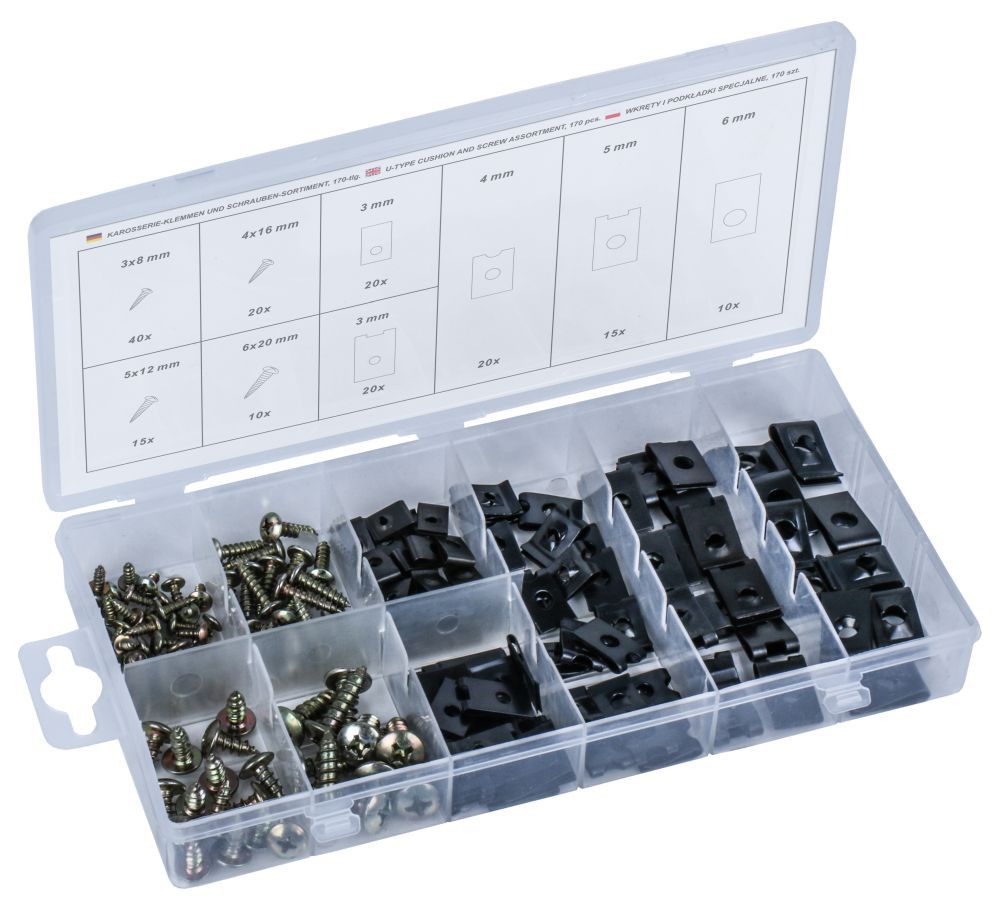 Medvaržčių rinkinys Condor Werkzeug C9190; 170 vnt.