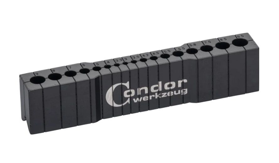 Gręžimo šablonas Condor Werkzeug C9699; 3,0-9,5 mm