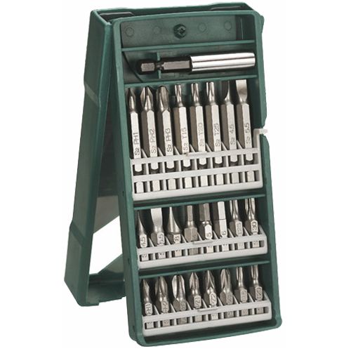 Sukimo antgalių kompl. Mini X-line; PH; PZ; T; S; HEX; 24 vnt. + magn. laikiklis 