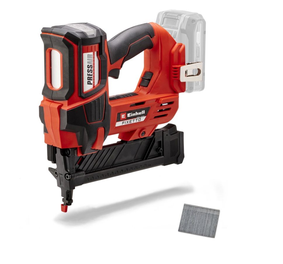 Akumuliatorinis kabių pistoletas Einhell FIXETTO 18/50 N Solo; 18 V (be akumuliatoriaus...