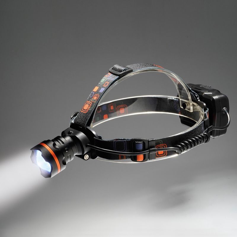 Prožektorius nešiojamas ant galvos Tiross TS-1199; LED; 3,7 V; 3x2,0 Ah akum.