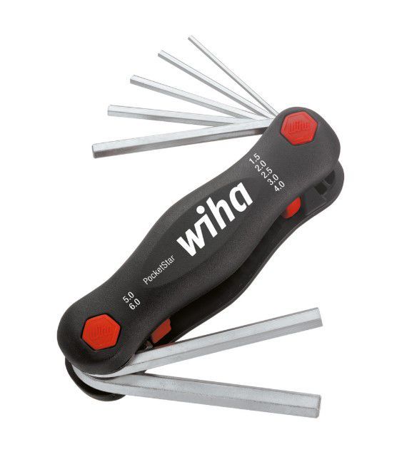 Šešiakampių raktų rinkinys Wiha WIH/351/PK7; 1,5-6 mm; 7 vnt.