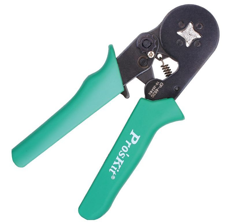 Replės laidų antgaliams užspausti ProsKit CP-462G;  0,25-6,0 mm²
