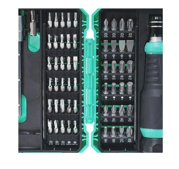 Sukimo antgalių komplektas ProsKit SD-9857M; 57 vnt.