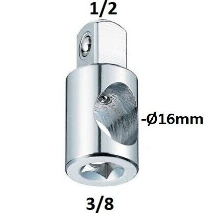 Adapteris Sata S12930; 3/8''-1/2''