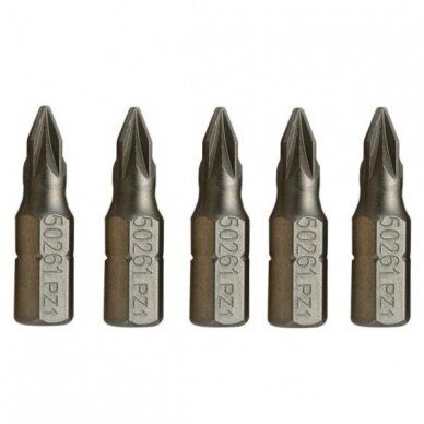 Sukimo antgalis Sata SC59262; 1/4''; PZ2; 25 mm; 5 vnt.