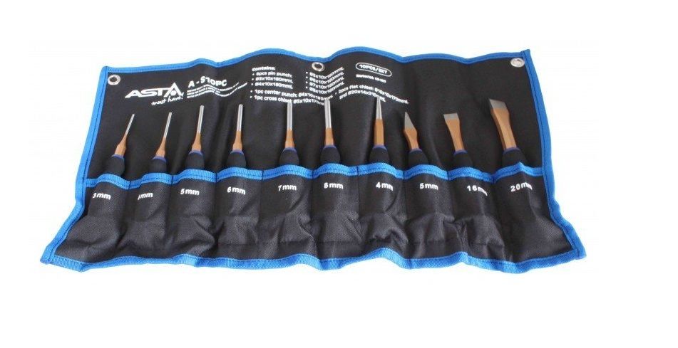Kaltų komplektas ASTA A-S10PC; 10 vnt.