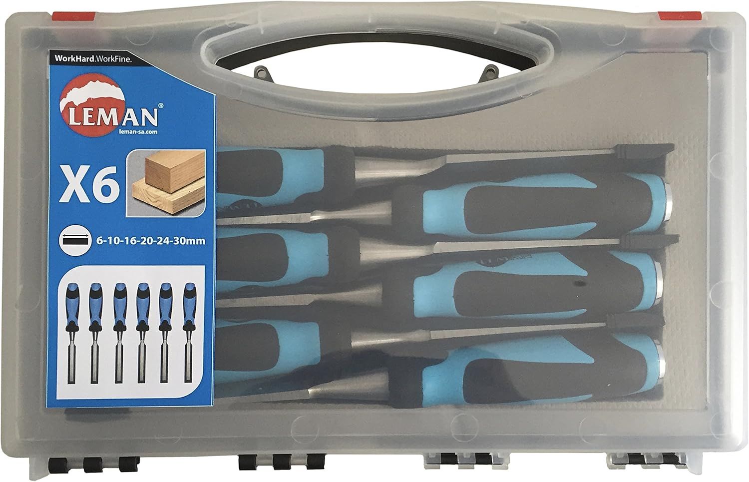 Kaltų rinkinys medienai LEMAN F780-500-06; 6 vnt.
