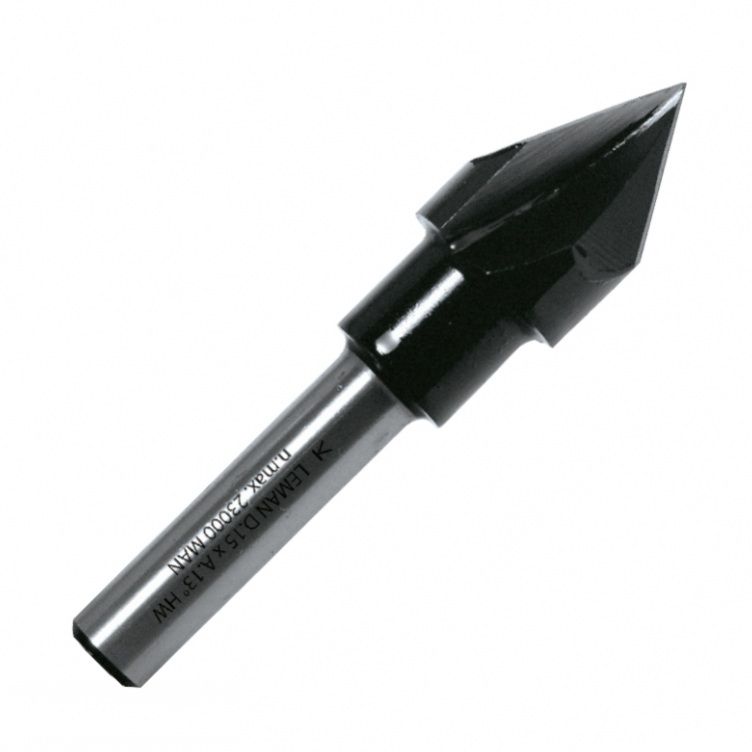 V formos griovelių freza LEMAN F4318-700-00; 15 mm; 8 mm