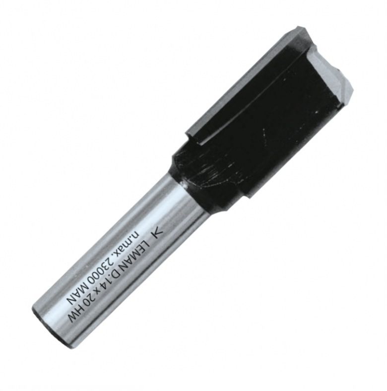 Tiesi pirštinė freza LEMAN F408-710-40EL; 10 mm; 8 mm