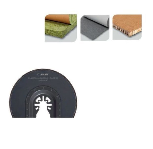 Pusapvalis pjūklelis LEMAN F4012.01; 100 mm