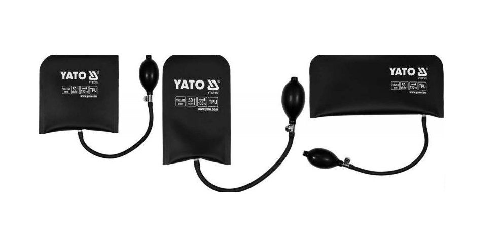 Pripučiama montavimo pagalvė Yato YT-67385; 135 kg; 3 vnt.