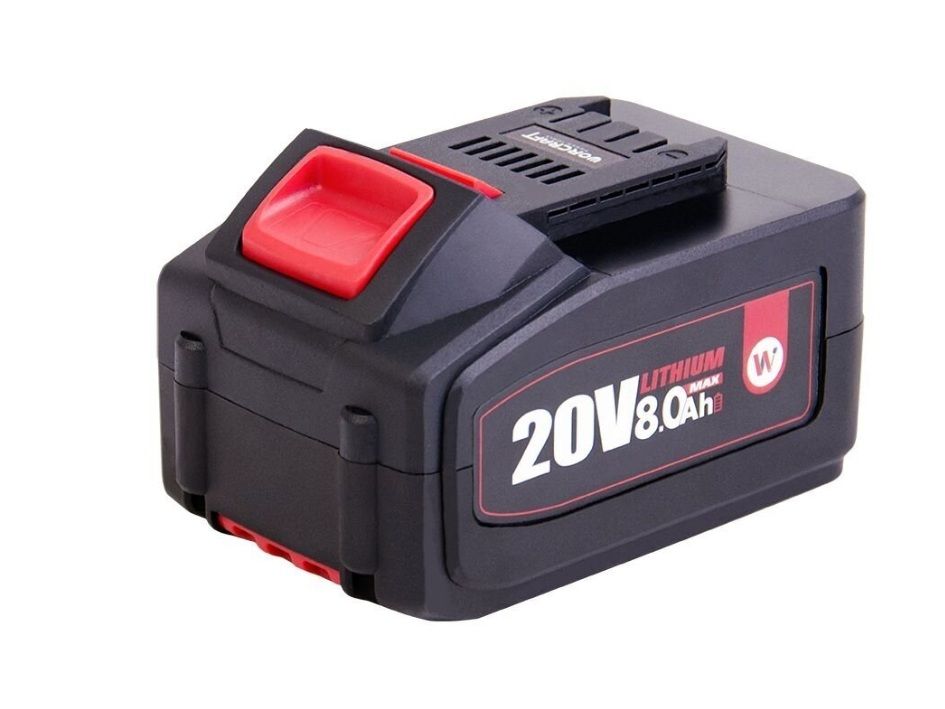 Akumuliatorius Worcraft CLB20V80T; 20 V; 8,0 Ah; Li-ion