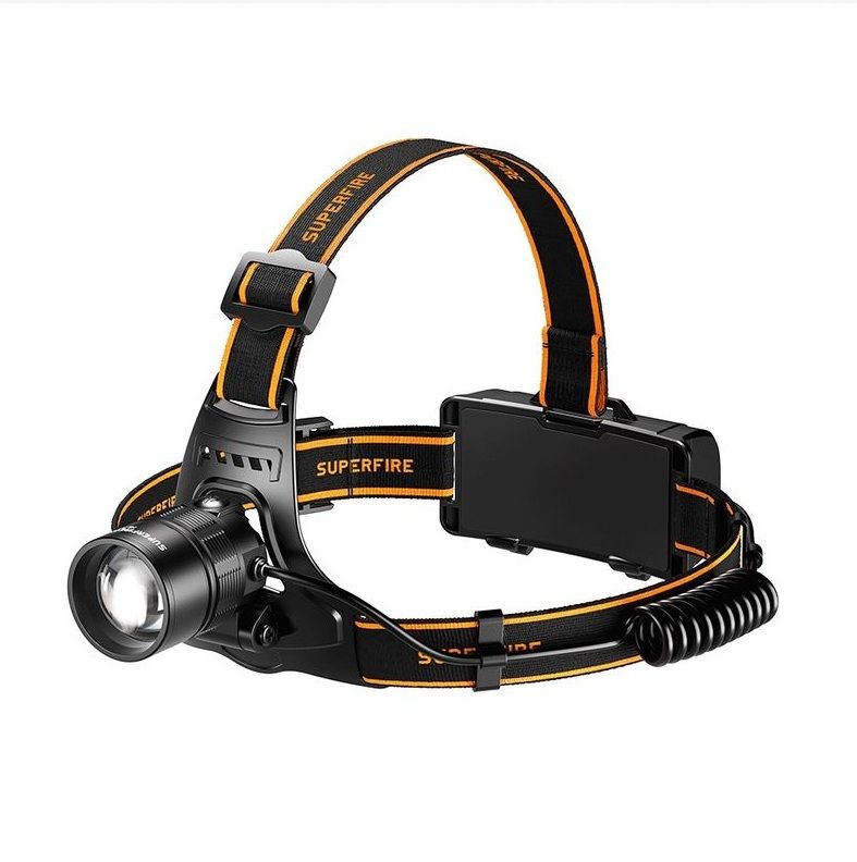 Prožektorius nešiojamas ant galvos Superfire HL77-S; 550 lm