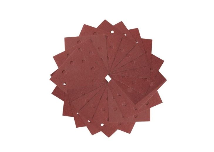 Šlif. popierius vibro šlifuokliui DeWalt DT3030-QZ; 115x115 mm; K40; 25 vnt.