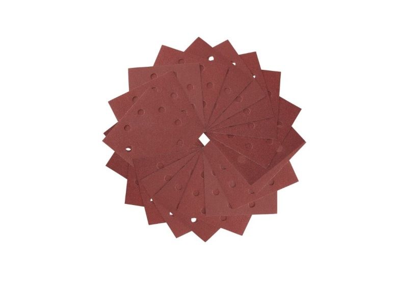 Šlif. popierius vibro šlifuokliui DeWalt DT3033-QZ; 115x115 mm; K120; 25 vnt.