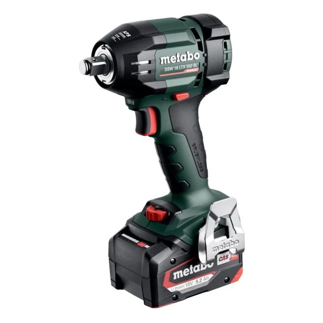 Smūginis veržliasūkis Metabo SSW 18 LTX 550 BL; 18 V; 2x5,2 Ah akum.