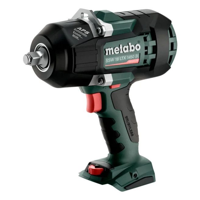 Smūginis veržliasūkis Metabo SSW 18 LTX 1450 BL; 18 V (be akumuliatoriaus ir pakrovėjo)