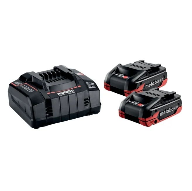 Priedų rinkinys Metabo Basic set 2; 18 V; 2x4,0 Ah akum.