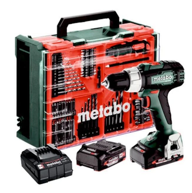 Suktuvas-gręžtuvas Metabo SB 18 L Set; 18 V; 2x2,0 Ah akum.