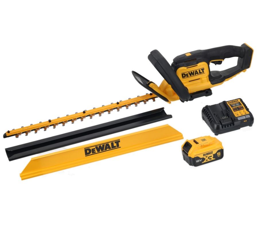 Gyvatvorių žirklės DeWalt DCMHT564P1-QW; 18 V; 1x5,0 Ah akum.