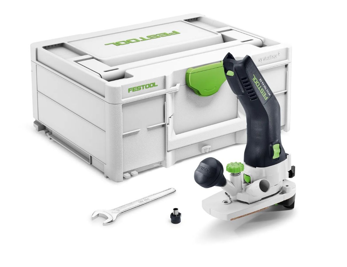 Kantų freza Festool MFKC 700 KA EB-Basic; 18 V (be akumuliatoriaus ir pakrovėjo)