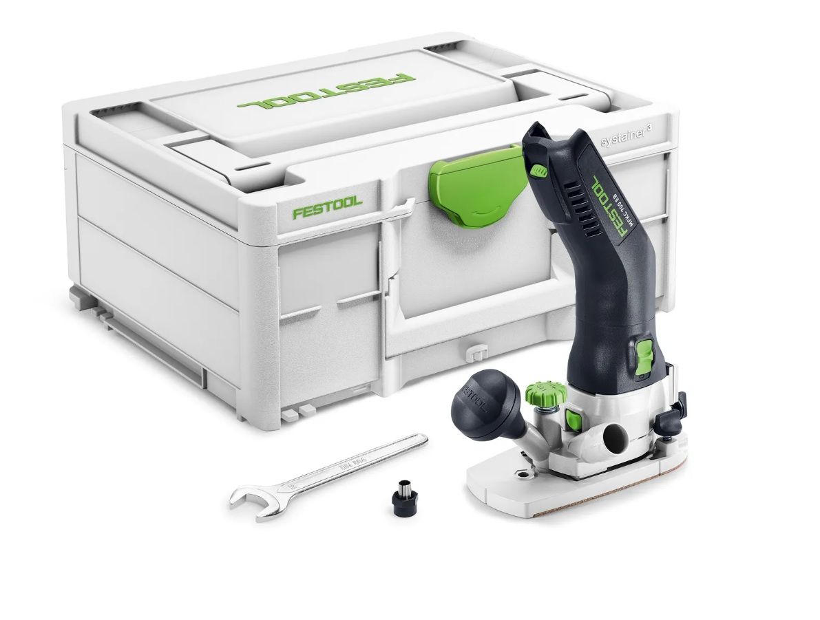 Kantų freza Festool MFKC 700 EB-Basic; 18 V (be akumuliatoriaus ir pakrovėjo)