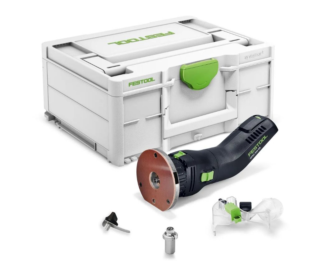 Kantų freza Festool OFKC 500 R3 EB-Basic; 18 V (be akumuliatoriaus ir pakrovėjo)