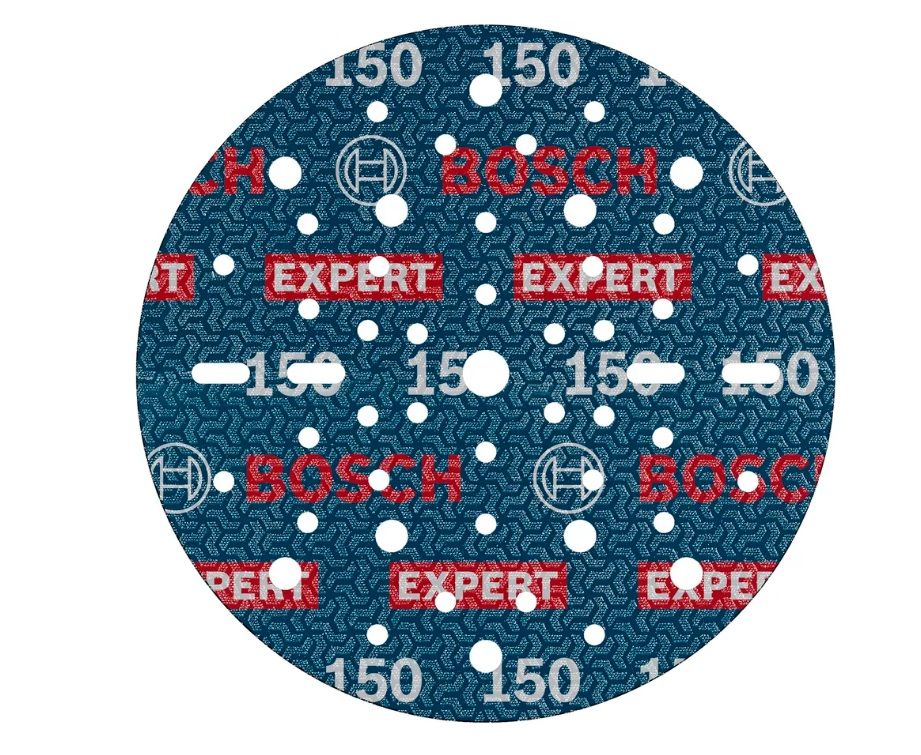 Šlif. popierius eksc. Šlifuokliui Bosch 2608902452; 150 mm; P150; 50 vnt.