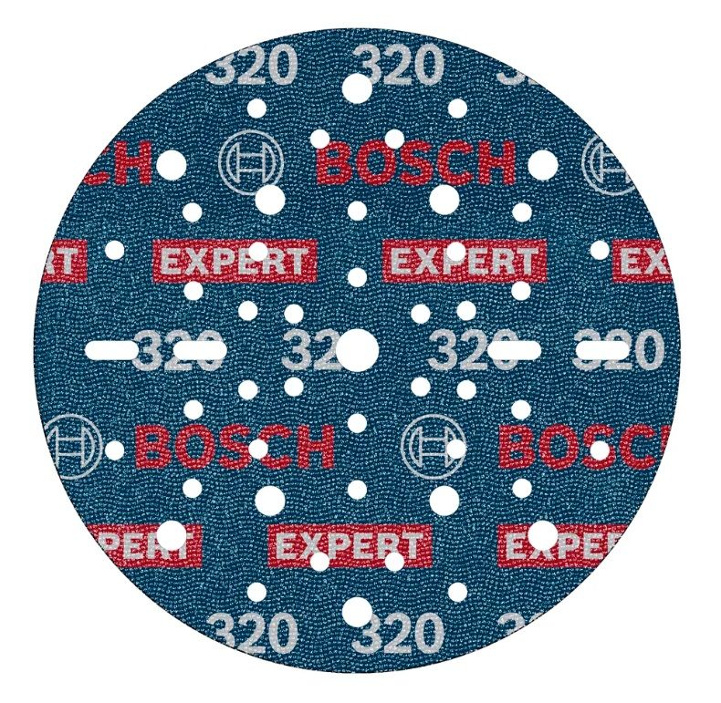 Šlif. popierius eksc. Šlifuokliui Bosch 2608902446; 150 mm; P320; 6 vnt.