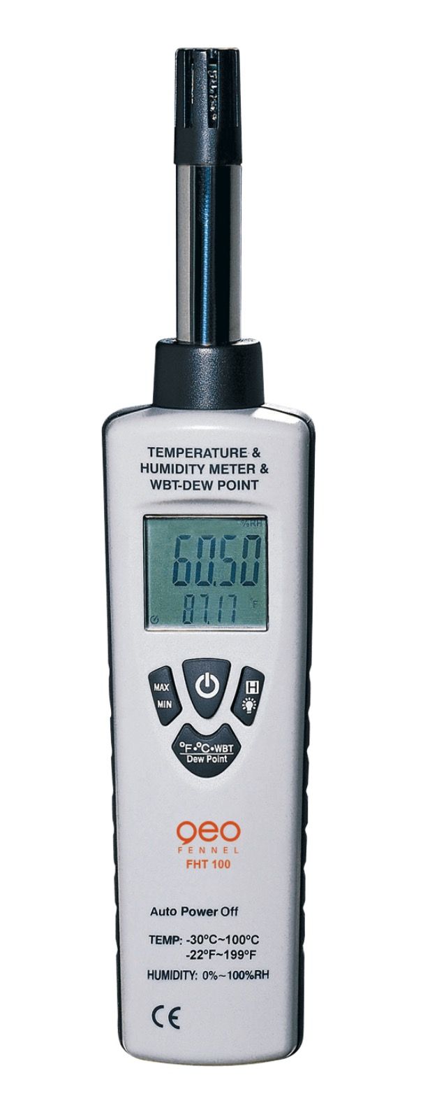 Temperatūros ir drėgmės matuoklis Geo-Fennel FHT 100