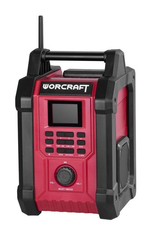 Radijas Worcraft CBTS-S20LiH; 20 V; 1x4,0 Ah akum.