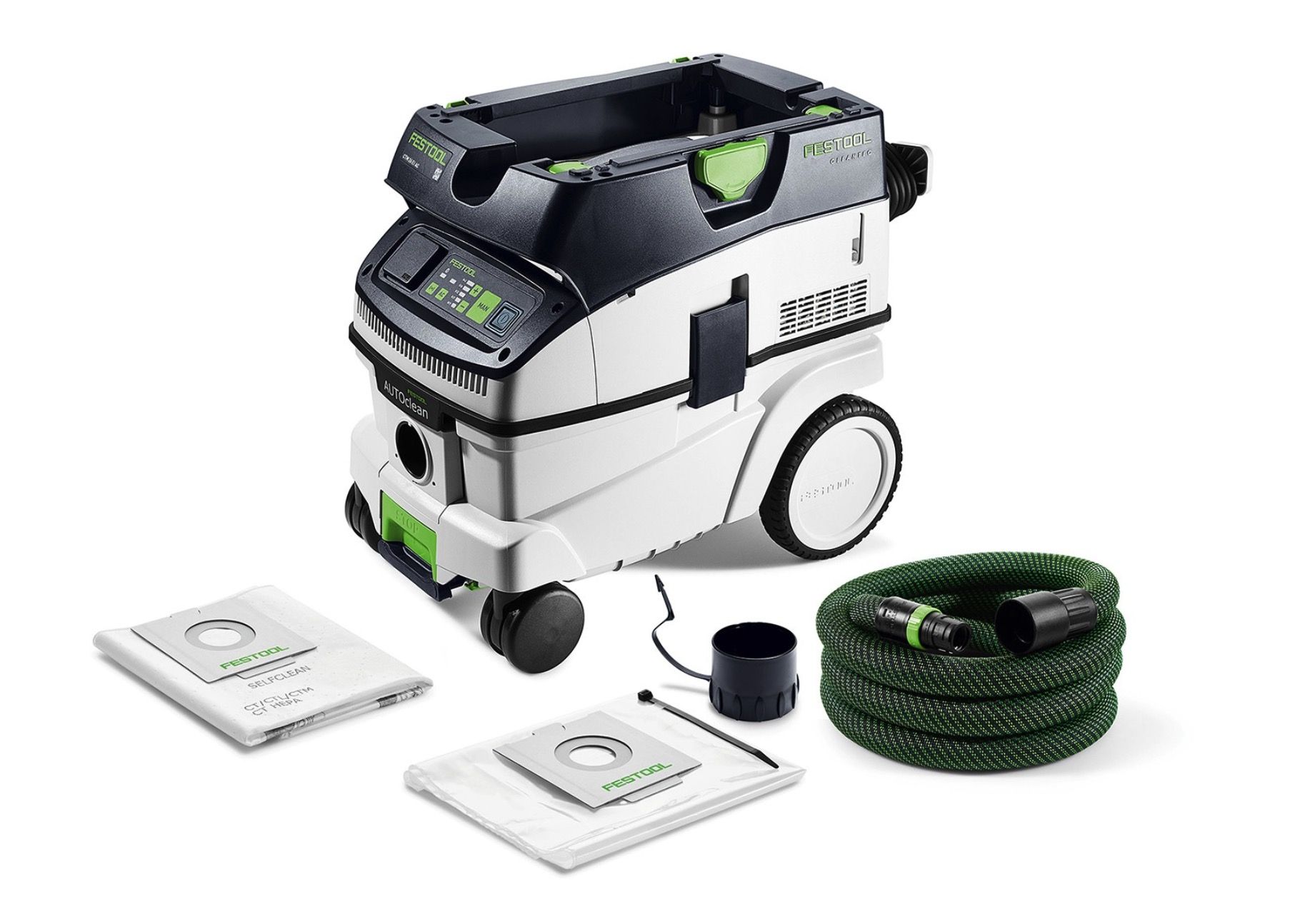 Mobilus dulkių siurblys Festool CLEANTEC CTM 26 EI AC; 1200 W