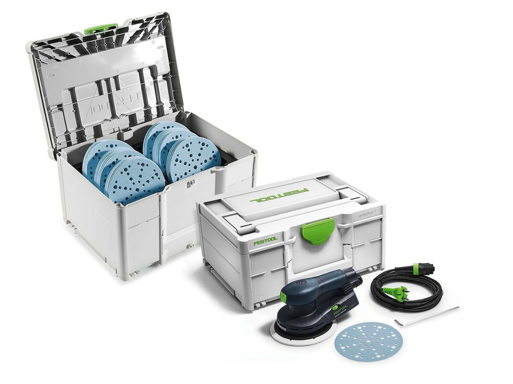 Ekscentrinis šlifuoklis Festool TS EC 150/5 EQ-SYS GR; 400 W