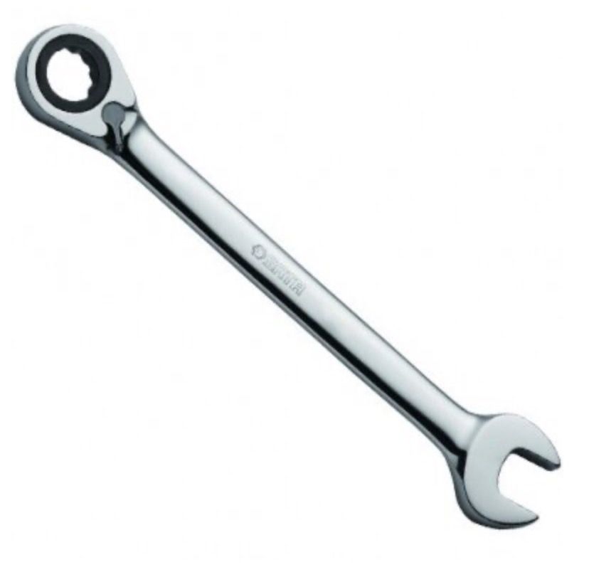 Kombinuotas raktas su terkšle Sata S46612; 19 mm