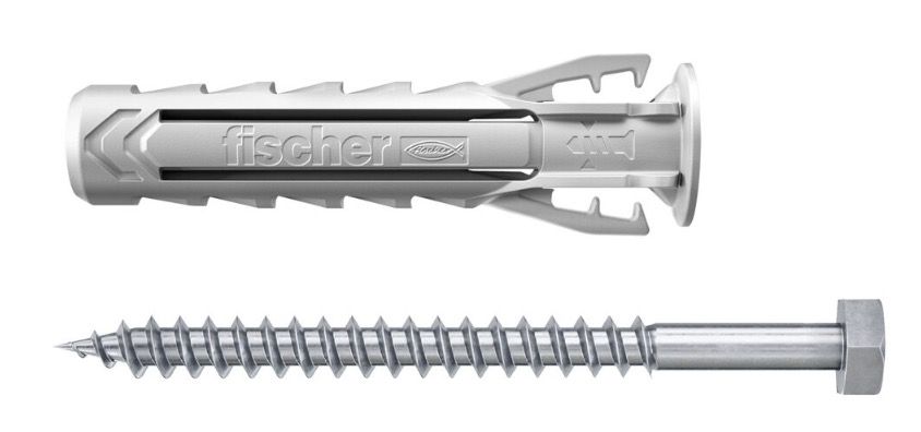 Kaištis su varžtu Fischer SX Plus S; 10x50 mm; 5 vnt.
