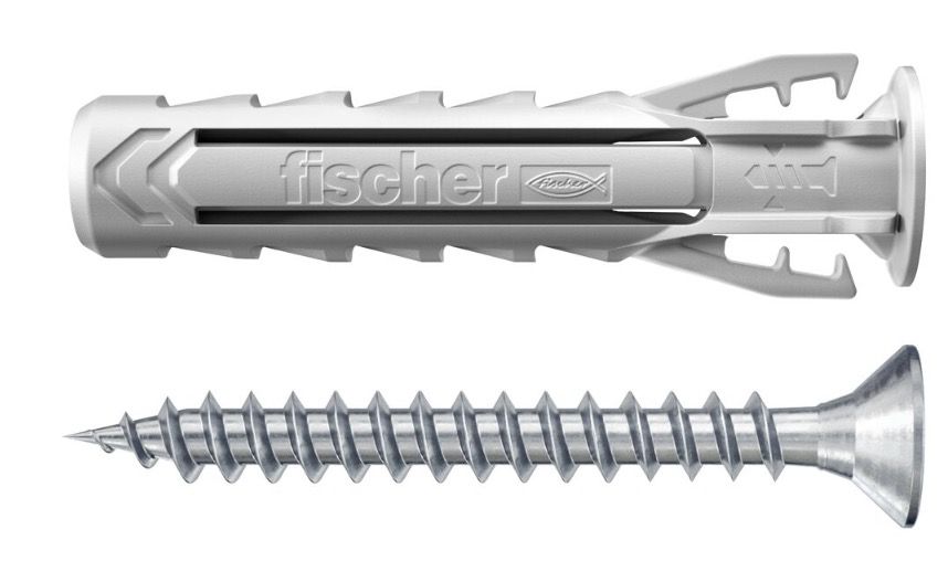 Kaištis su varžtu Fischer SX Plus S; 4,0x20 mm; 25 vnt.