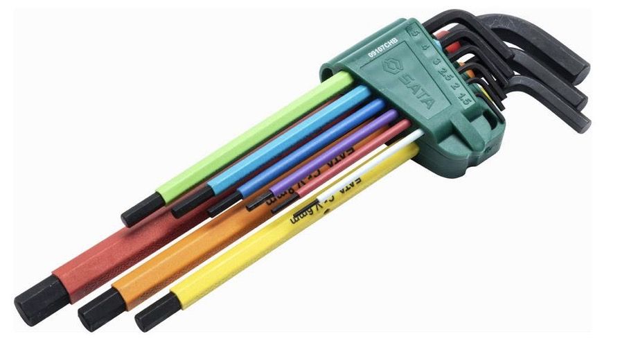 Šešiakampių raktų rinkinys Sata ST09107CHBSJ; 9 vnt.