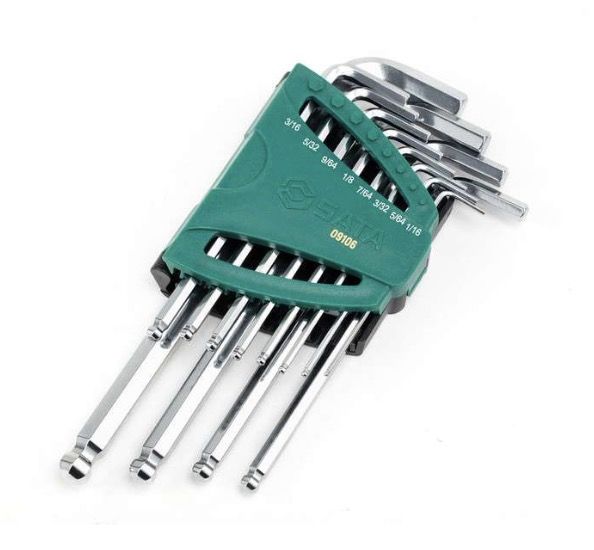 Šešiakampių raktų rinkinys Sata S09106; 12 vnt.