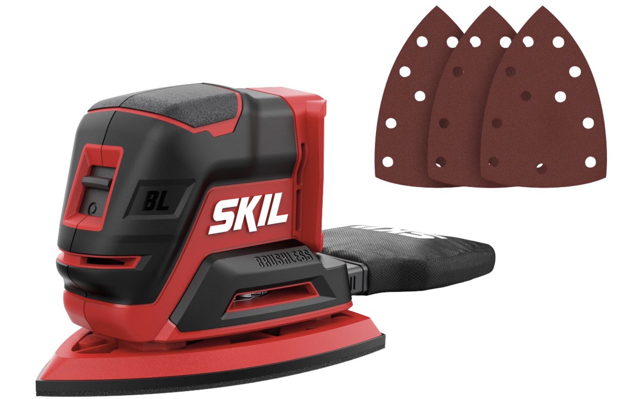 Trikampis šlifuoklis Skil 3715 CA; 20 V (be akumuliatoriaus ir pakrovėjo)