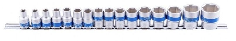 Sukimo galvučių komplektas KingRoy KR30155016; 1/2''; 16 vnt.