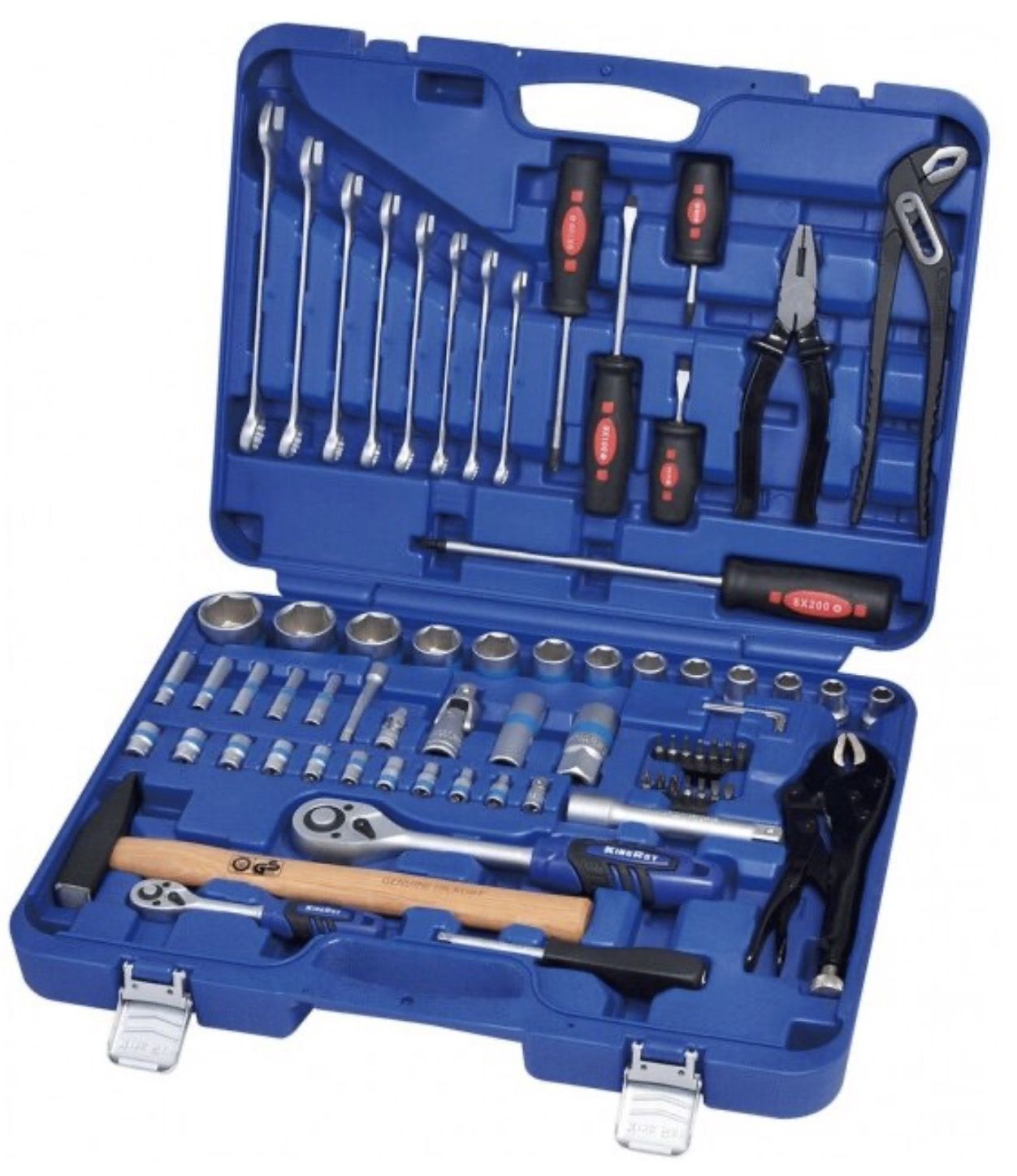 Įrankių komplektas KingRoy KR072MDA; 72 vnt.