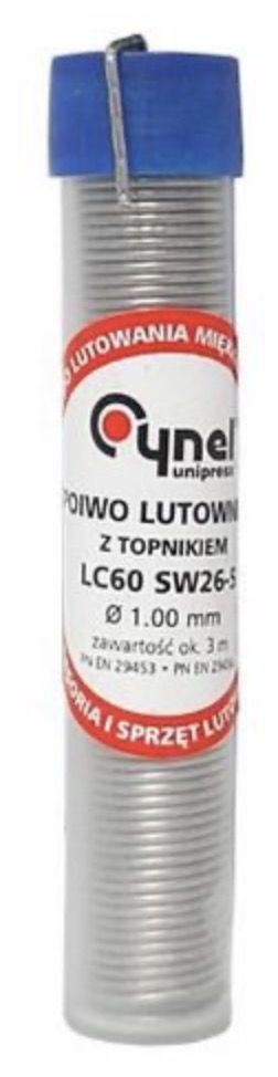 Lydmetalis Cynel Sn60/Pb40; 1 mm