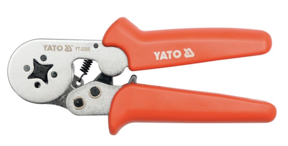 Antgalių presavimo replės Yato YT-2305; 180 mm