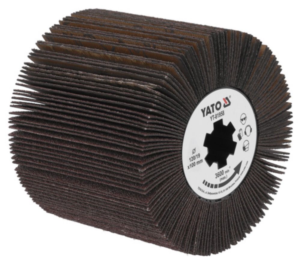 Šlifavimo būgnas Yato YT-81958; 120x100x19 mm; G120