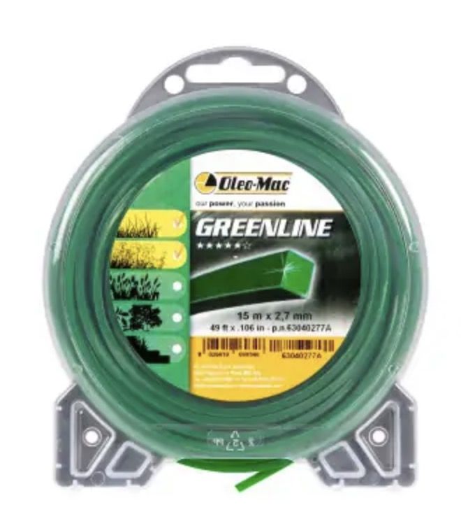 Pjovimo gija Oleo-Mac 63040277A; 2,7 mm/15 m